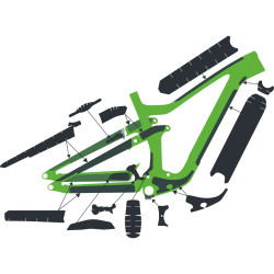 Frame Protection Kit For Spark Carbon