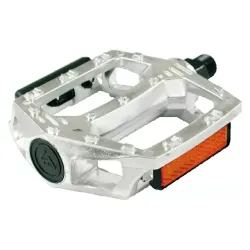 Bmx aluminum body with antislip inserts 1/2 silver