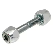 Saddle lock type racing polished aluminum Saddle lock type racing polished aluminum