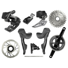 Rival eTap AXS Road Disc 2x12 | Quarq Powermeter Crank Rival eTap AXS Road Disc 2x12 | Quarq Powermeter Crank