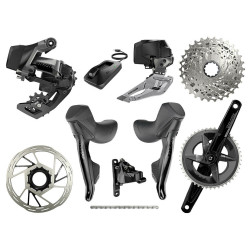 Rival eTap AXS Road Disc 2x12 | Quarq Powermeter Crank