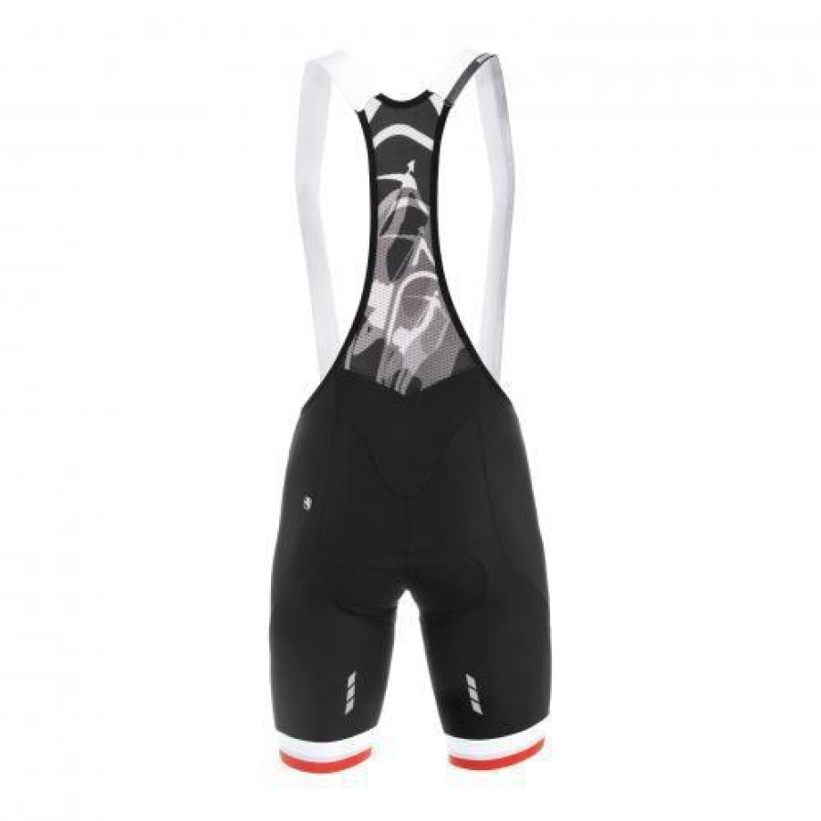 Silverline Bibshort Black with Red Silverline Bibshort Black with Red