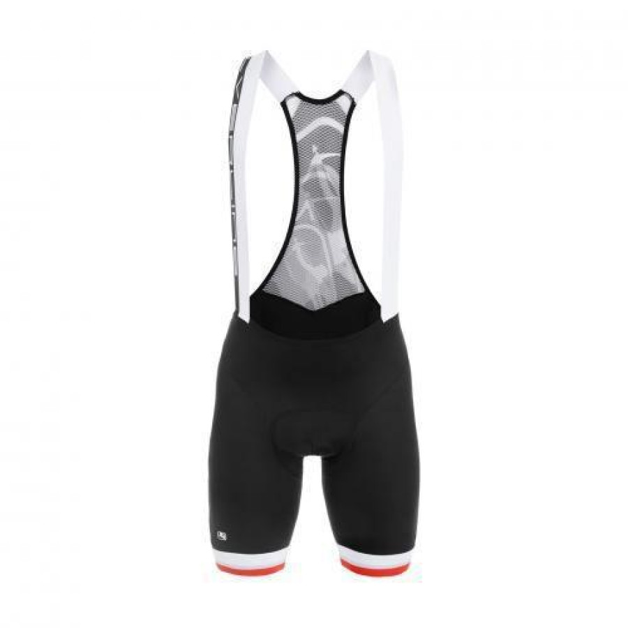 Silverline Bibshort Black with Red Silverline Bibshort Black with Red