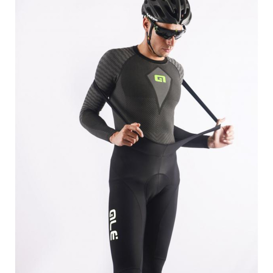 Solid Winter Bibtight Black/White Solid Winter Bibtight Black/White