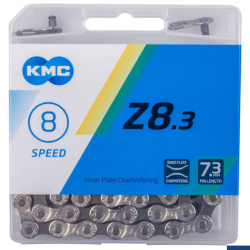 KMC ZX8 Svr/Grey derailleur chain