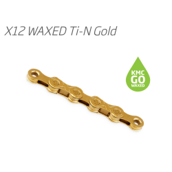 KMC X12L Waxed Derailleur Chain Gold