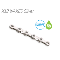 KMC X12L Waxed Derailleur Chain Silver