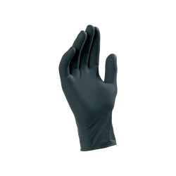Pack 100 Pieces Nitrile Black Gloves Large Size