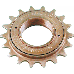 FreeWheel Threaded Complete Round Ball 1/2 X 1/8 1S - 16 Teeth Bronze